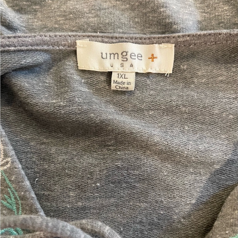 Umgee Gray Dress with Colorful Embroidery - Picture 5 of 5